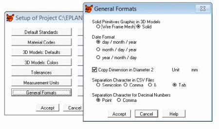 CSV Format Separator: Tab