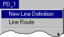 Define new piping line