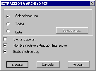 Exportar Lineas a Formato PCF