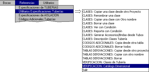 Verificar Catlogo Dimensional