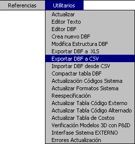 EXportar DBF a CSV