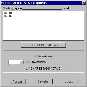 Modificar Estado de Equipos