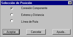Seleccin Modo de Colocacin: Conexin