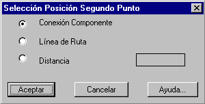 Seleccin de Posicin Segundo Punto: Conexin Componente