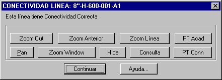 Conectividad Lnea: 8"-H-600-001-A1