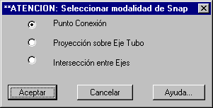 Seleccionar Modalidad de Snap