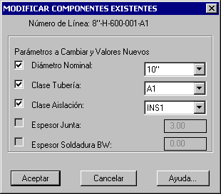 Modificar Componentes
