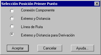 Seleccin Primer Punto: Extremo y Distancia para Branch