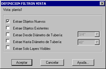 Filtro para Vista 2D