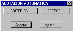 Criterios/Seteos Acotado Isomtricos