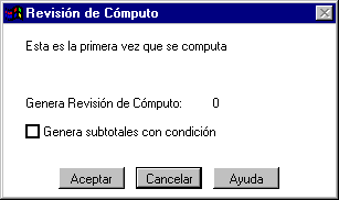 Primera vez Cmputo de Materiales
