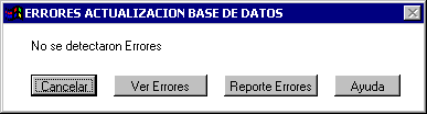 Actualizacin Base de Datos sin Errores