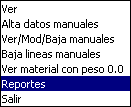 Reportes de Materiales