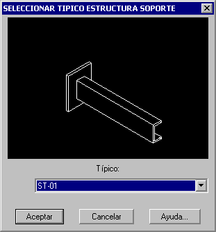 Seleccionar Tpico Estructura Soportes