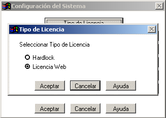 Configuracin Tipo de Licencia