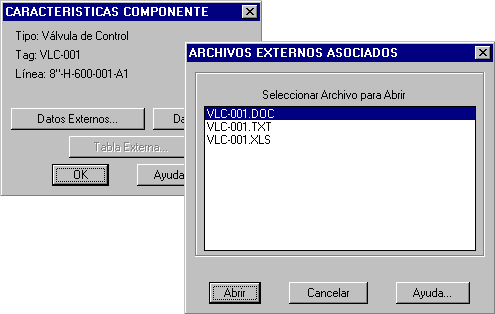 Componente con Datos Externos Asociados