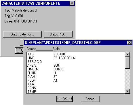 Caracterstica Componente desde Base de Datos