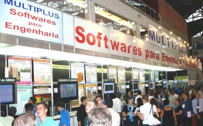 Multiplus stand in FEICON - So Paulo BRASIL: April 8-12 2008